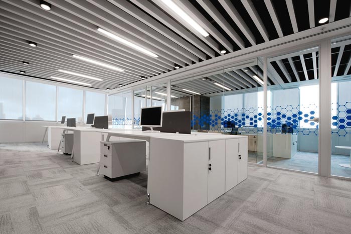 上海徐匯辦公室裝修藥品零售公司辦公室